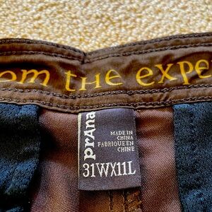 Prana Men’s 31X11 shorts